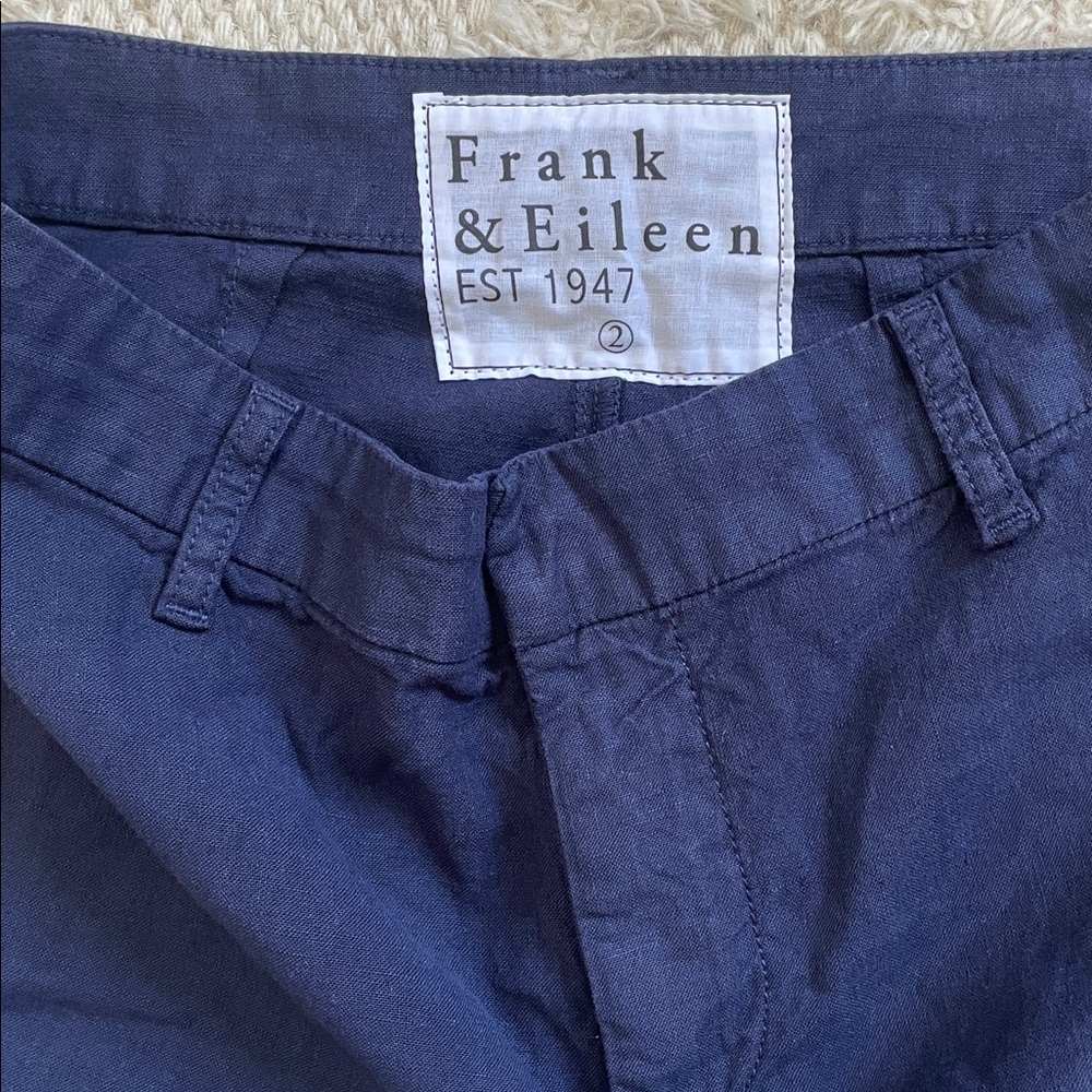 Frank & Eileen Wexford Wide Leg Linen Pants - Picture 4 of 6
